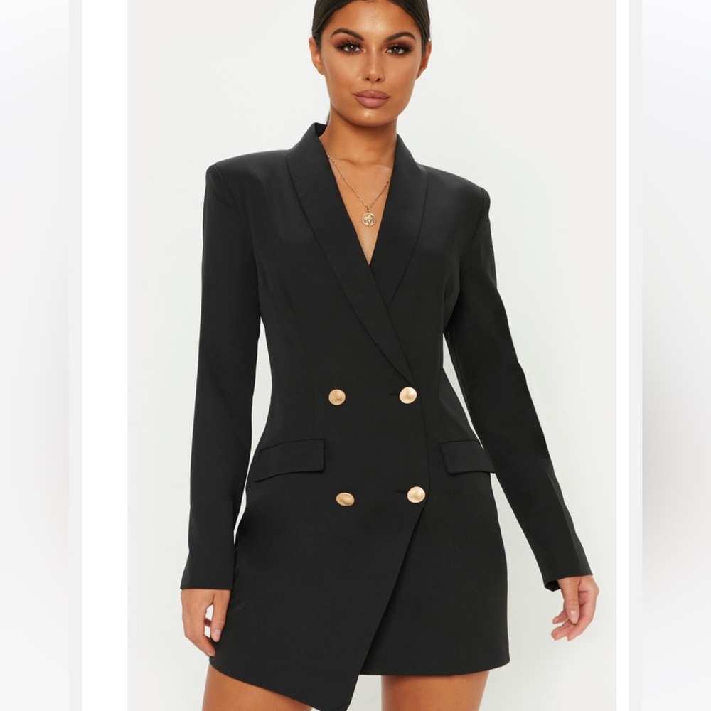 Black New Never Worn Blazer Dress
